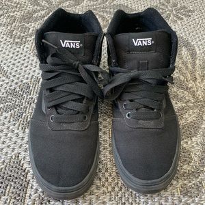 Vans CANVAS SK8-HI black high top mens 8.5